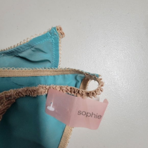 Sophie b NWT satin Lace Bustier Corset And Matching Panty Set. - Picture 13 of 13